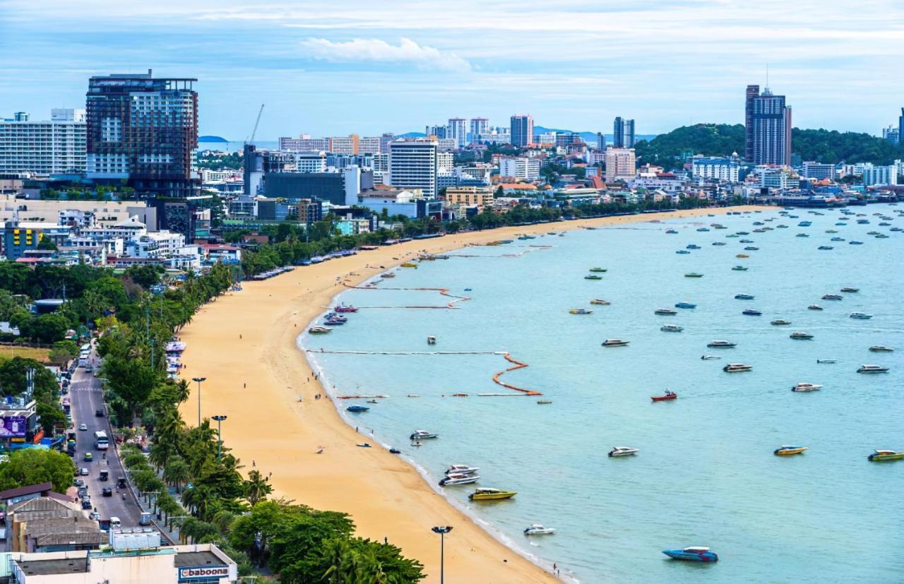 Apartament Great Location With Infinity Pool -Central Pattaya Zewnętrze zdjęcie
