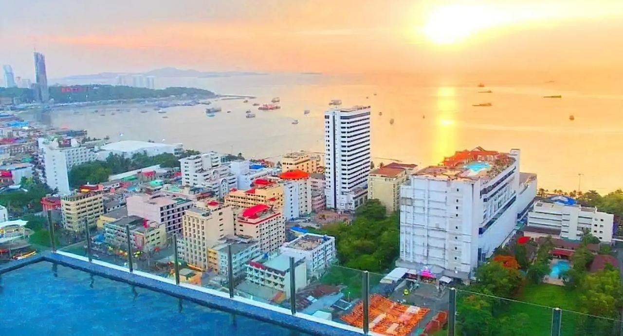 Apartament Great Location With Infinity Pool -Central Pattaya Zewnętrze zdjęcie