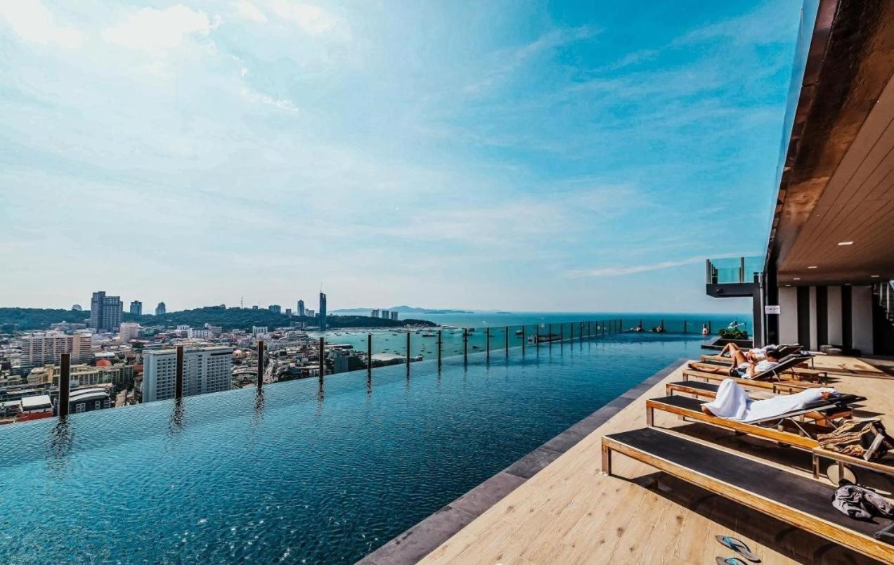 Apartament Great Location With Infinity Pool -Central Pattaya Zewnętrze zdjęcie